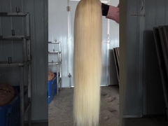 613# Sarışın Renkli Brezilya İnsan Saçları Dırnaq Ön Peruk