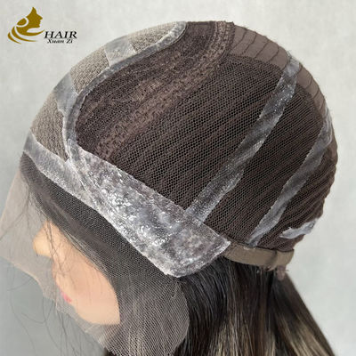 Kalite  Vietnamese Glueless Silk Top Full Lace Wig Straight Lace Front Wig With Silicone Fabrika