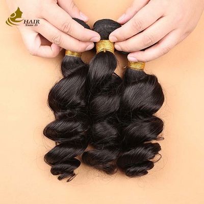 Doğal Siyah Remy İnsan Saçları Bültenleri Doğal Şıklık Garanti