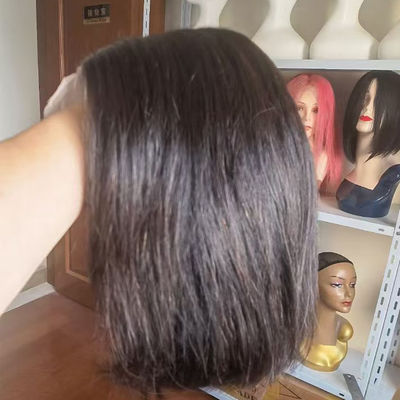 Moda İnsan Saçları Bob Peruklar Brezilya Saçlar Dırdalan Ön Peruklar