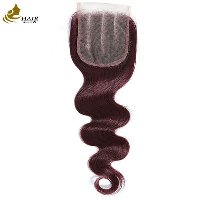 Virgin Ombre 99j Body Wave İnsan Saçları Bebek Saçları ile Daye Kapama