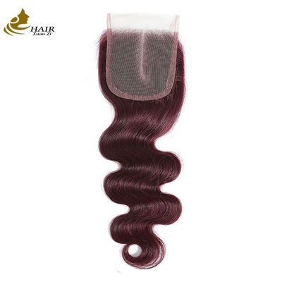 Virgin Ombre 99j Body Wave İnsan Saçları Bebek Saçları ile Daye Kapama