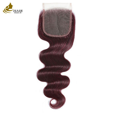 Virgin Ombre 99j Body Wave İnsan Saçları Bebek Saçları ile Daye Kapama