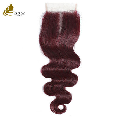 Virgin Ombre 99j Body Wave İnsan Saçları Bebek Saçları ile Daye Kapama