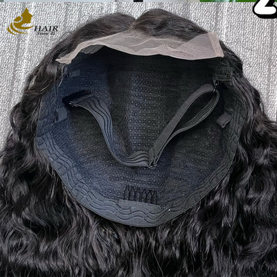 Yapışkansız 5*5 Şeffaf Daye Ön Doğal İnsan Saçı Yapışkansız İpek Üstü Tam Daye Peruk