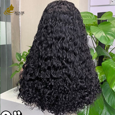 Yapışkansız 5*5 Şeffaf Daye Ön Doğal İnsan Saçı Yapışkansız İpek Üstü Tam Daye Peruk