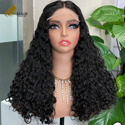 Yapışkansız 5*5 Şeffaf Daye Ön Doğal İnsan Saçı Yapışkansız İpek Üstü Tam Daye Peruk