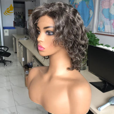 Özel Gery 5*5 HD Vücut Dalgası Yapıştırıcısız İpek Üstü Tam Deniz Peruk