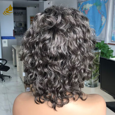 Özel Gery 5*5 HD Vücut Dalgası Yapıştırıcısız İpek Üstü Tam Deniz Peruk