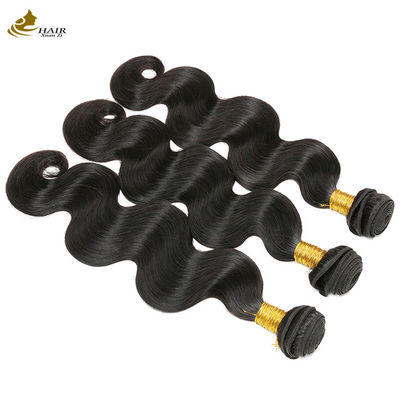 Oem Remy İnsan Saçı Uzantıları Toplamalar Toplama Raw Body Wave Hair Bundles With Closure