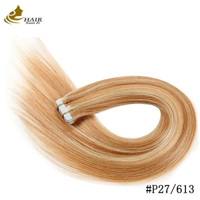 Premium % 100 Remy İnsan Saçları bantı ve dikişsiz stil için uzantılar