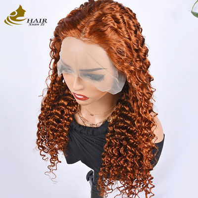 Burgundy Kişisel İnsan Saçı Perukları Afro Kinky kıvırcık tarzında