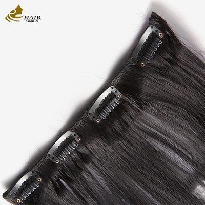 Remy 24 Inch Clip In Saç Uzantıları 100% Virgin Toplu OEM