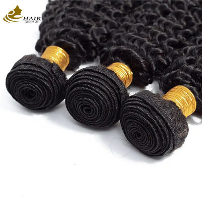 Kıvırcık Yapı Afro Kinky Toplar Bakire Dalgalı İnsan Saç Topları Yontma