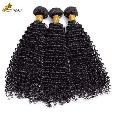 Kıvırcık Yapı Afro Kinky Toplar Bakire Dalgalı İnsan Saç Topları Yontma