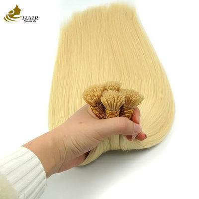 OEM Keratin I Tip Ön Bağlı Saç Uzantıları 50 iplik/paket