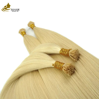 OEM Keratin I Tip Ön Bağlı Saç Uzantıları 50 iplik/paket