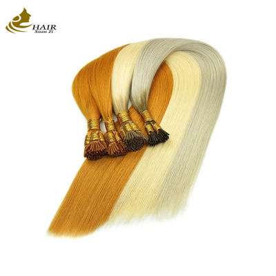 Yapısı Düz İnsan Ön Bağlama Saç Uzantıları Dikişsiz Permeable