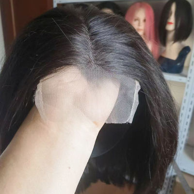 Moda İnsan Saçları Bob Peruklar Brezilya Saçlar Dırdalan Ön Peruklar