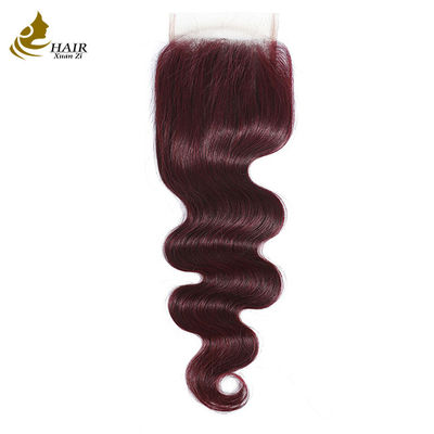 Virgin Ombre 99j Body Wave İnsan Saçları Bebek Saçları ile Daye Kapama