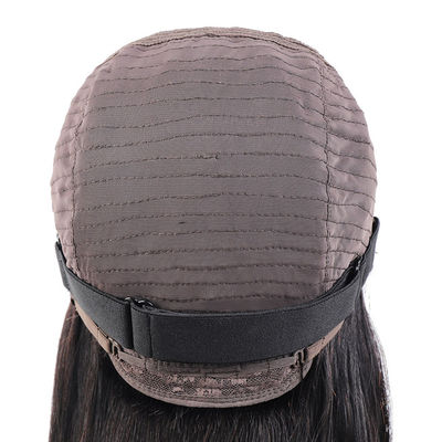 Yapıştırıcısız ipek üstü Brezilya düz saç ön dantel perukları şeffaf dantel ön peruklar